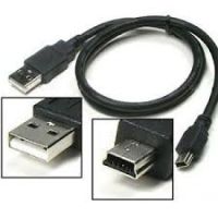Specialized - USB A Male to Mini B Charger Cable Black