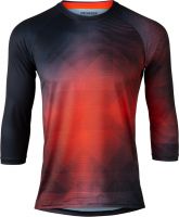 Specialized - Demo 3/4 Sleeve Jersey Black / Rocket Red Refraction