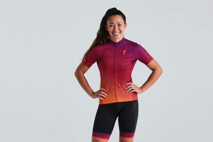 Specialized RBX Comp SS Women's jersey Orange Sunset/Dark Blue