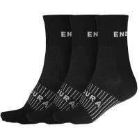 Endura - Ponožky Coolmax Race (3-balení) Cerná