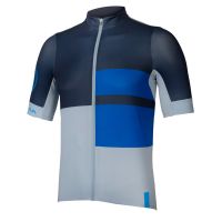 Endura - Dres FS260 Print s krátkým rukávem INKOUSTOVĚ MODRÁ