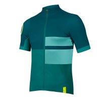 Endura - Dres FS260 Print s krátkým rukávem Emeraldgreen