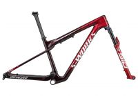 Specialized - S-WORKS EPIC WORLD CUP FRAMESET GLOSS RED TINT / FLAKE SILVER GRANITE / METALLIC WHITE SILVER