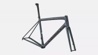 Specialized - S-WORKS AETHOS SW FRMSET SATIN SILVER PEARL - BLACK PEARL ORGANIC COLOR RUN/ BRUSHED LIQUID SILVER