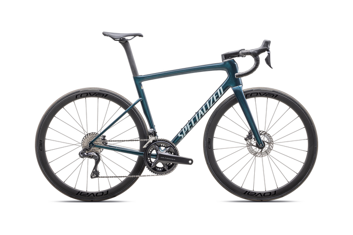 Specialized Tarmac SL8 Expert Ultegra Di2 2025  Gloss Deep Lake Metallic / Green Pearl Over Seafoam