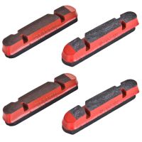 Campagnolo - Brzdové špalíky pro CARBONOVÉ ráfky (4ks) black/red