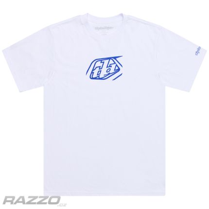 Troy Lee Designs Badge Short Sleeve Tee White 