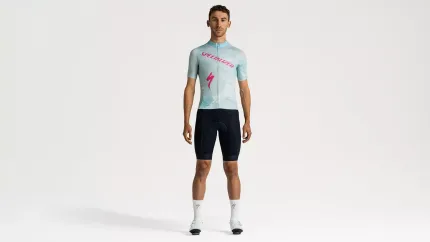 Specialized Men's Specialized Foundation Graphic Short Sleeve Jersey  Sea Foam/rebel Pink Focal