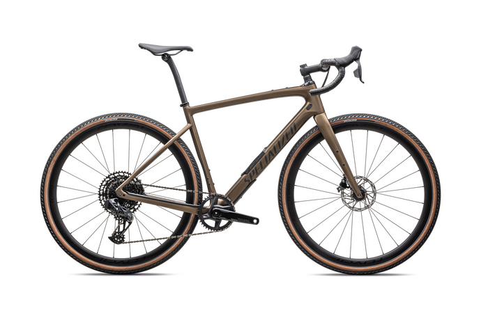 Specialized Diverge Expert Carbon  Satin Burnt Gold Metallic / Black Liquid Metal