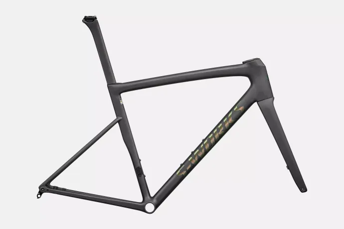 Specialized S-Works Tarmac SL8 Frameset Ready To Paint Satin Carbon Rtp / Silver To Green Pearl