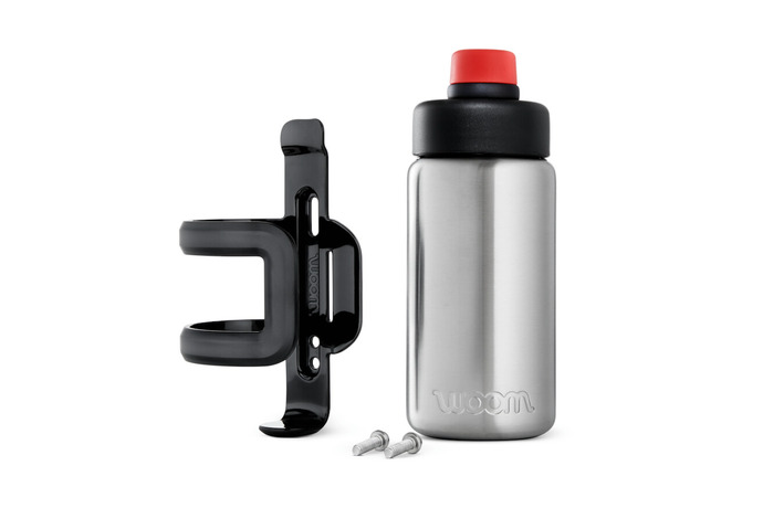 Woom Nerezová lahev Glug s košíkem 